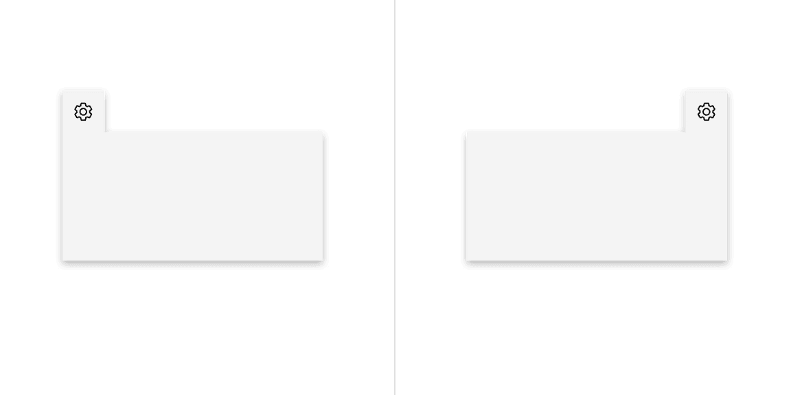 Tab tip popover bottom directions with left and right alignments. Tab tip popover bottom directions with left and right alignments.